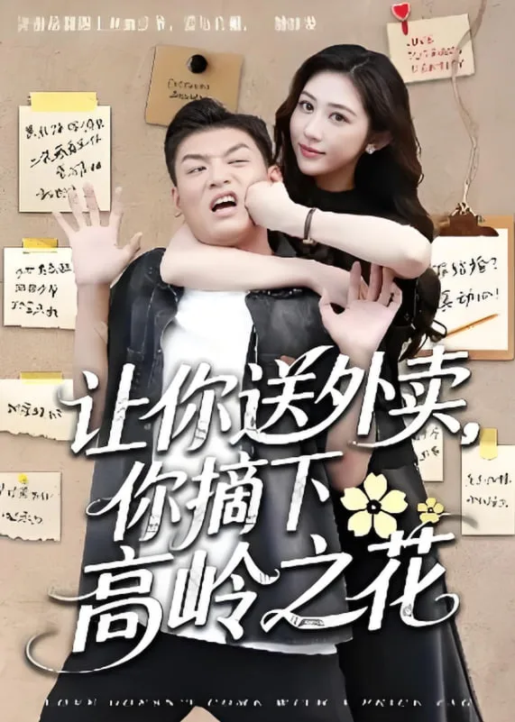 让你送外卖，你摘下高岭之花海报